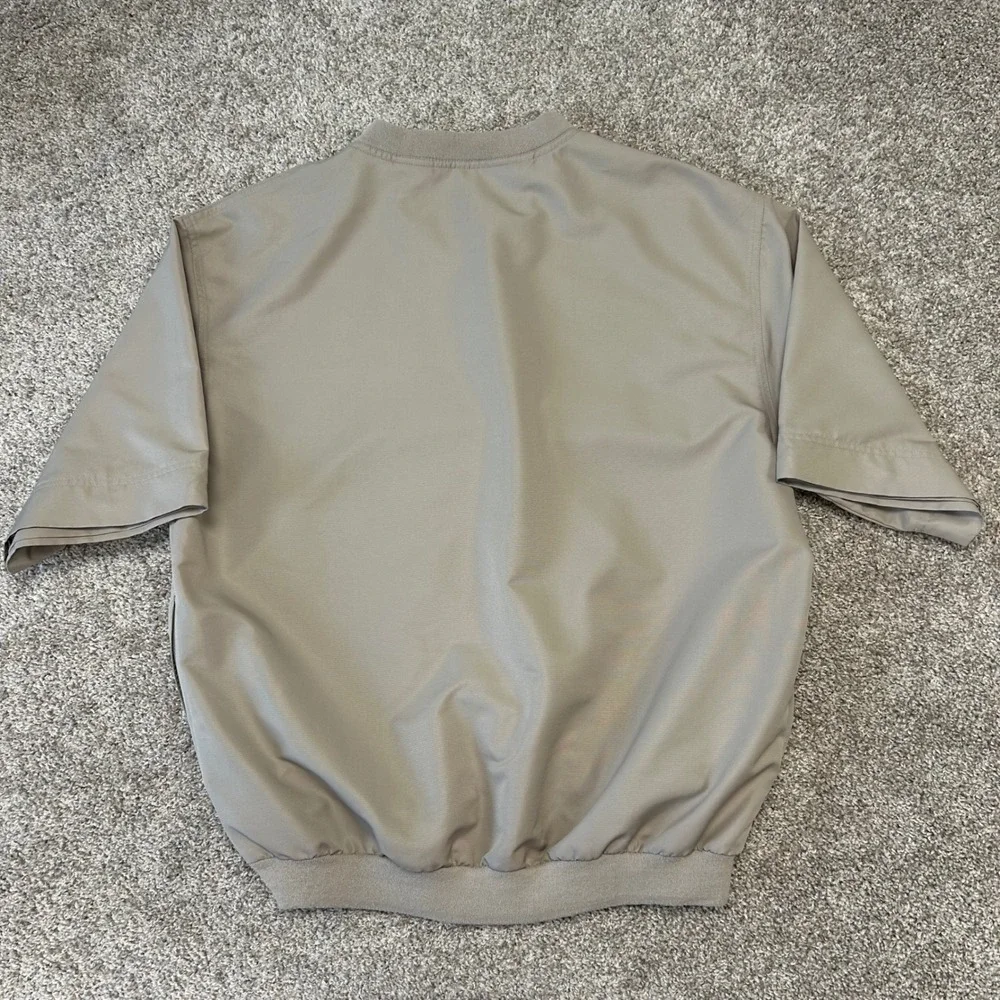 Vintage Rolls-Royce Short Sleeve Windbreaker Pullover Men Siz Medium Golf Preppy
